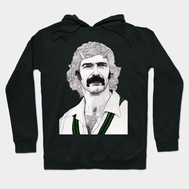 Cricket Dennis Lillie Hoodie by paulnelsonesch